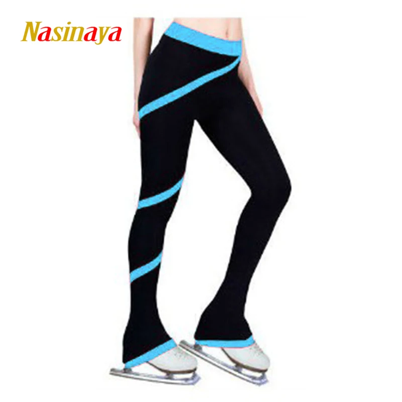 Ics Rhythmic Gymnastics Figure Skating Pants Brushed Fabric Adult Children Girls Dance Performance Purple Pink Clothing