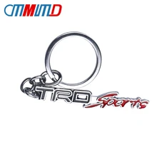 Автомобильный стильный ключ держатель брелки для ключей цепи 3D металлический ТРД Спорт эмблема брелок для Toyota Crown Reiz TRD Racing авто аксессуары