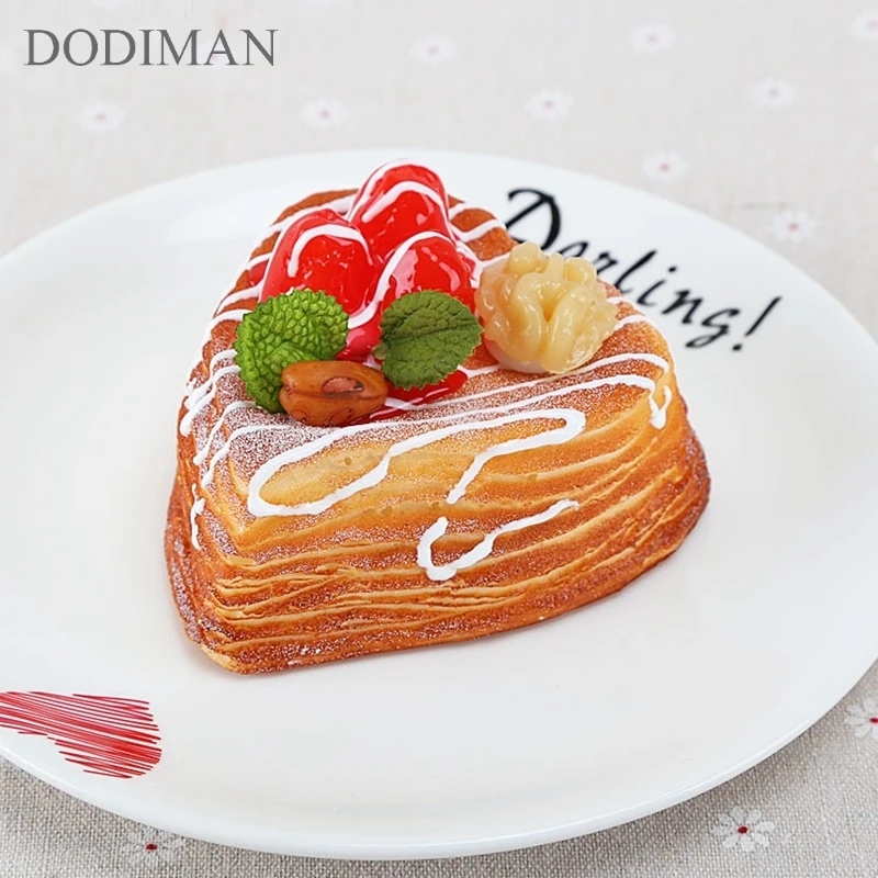 

1pcs Artificial Cake PU simulation bread model fruit bread photography props home christmas Decor window display