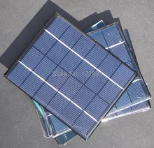 BUHESHUI 2W 6V Solar Cell Solar module Solar Panel For Battery Charger DIY Bolycrystalline 136*110MNM 3pcs/lot Free Shipping