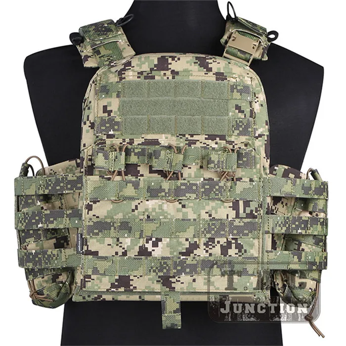 Emerson NCPC Охотничий Тактический жилет EmersonGear Регулируемый MOLLE Body Armor Airsoft Combat Cherry Plate Carrier CS Swat - Цвет: AOR2