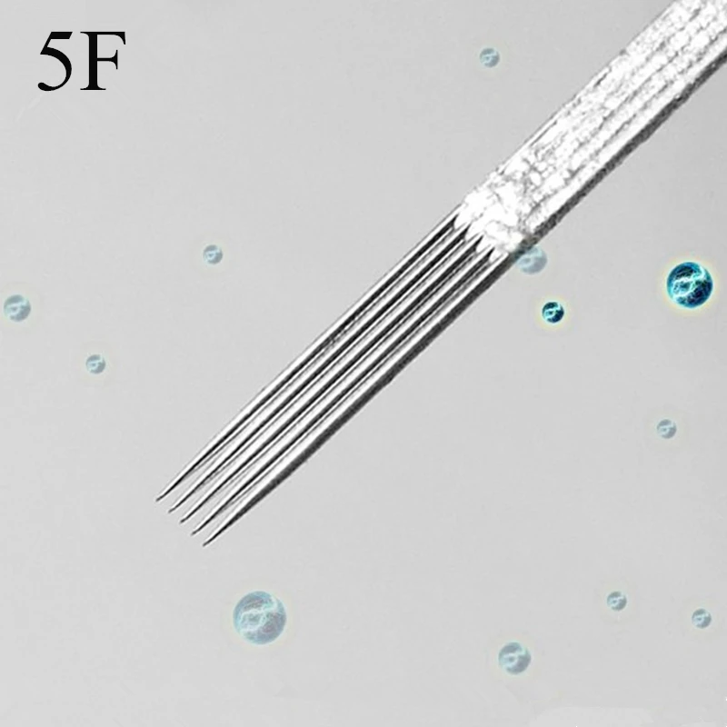 

Box Of 50pcs Disposable Sterilized 5F Tattoo Needles (5 Flat) Wholesale Supply