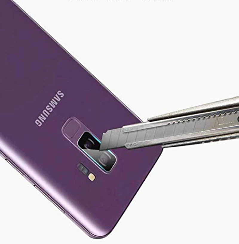 

2Pcs Back Camera Lens Screen Protective Protective Film Tempered Glass For Samsung Galaxy S8 S9 S10 Plus Note 8 9 J8 A7 A9 2018