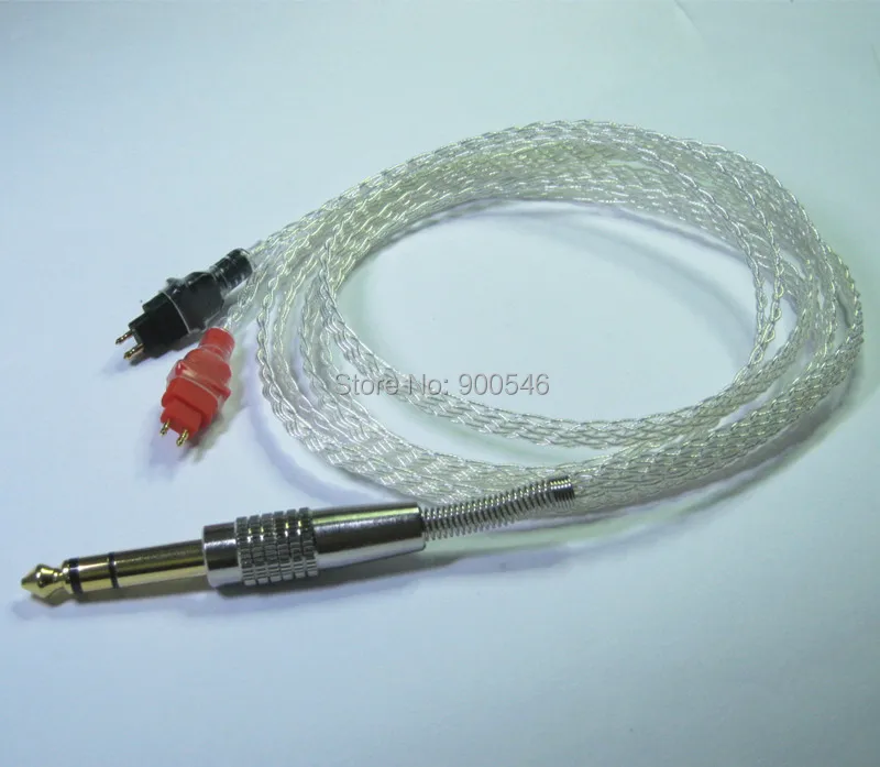1.2m 4ft Handmade 8 core 4N OCC Flat braid Silver plated Headphone Upgrade Cable For sennheiser HD580 HD600 HD650 HD25 SP 1.2m 4ft Handmade 8 core 4N OCC Flat braid Silver plated Headphone Upgrade Cable For sennheiser HD580 HD600 HD650 HD25 SP