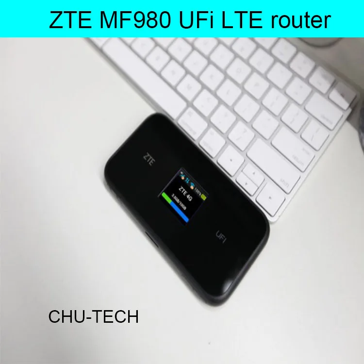 

Unlocked ZTE MF980 UFi LTE Mobile Hotspot 4G+ cat9 wifi router FDD-LTE: B1/B3/B5(26)/B7/B8/B20/B28/B32 PK MF970
