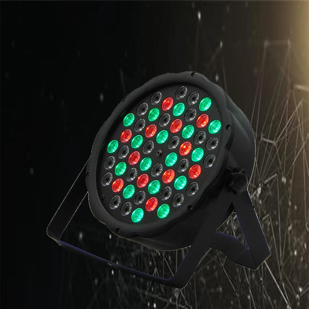 

DMX Led Par 54w RGB LED Stage Par Light Wash Dimming Strobe Effect Lights for Disco