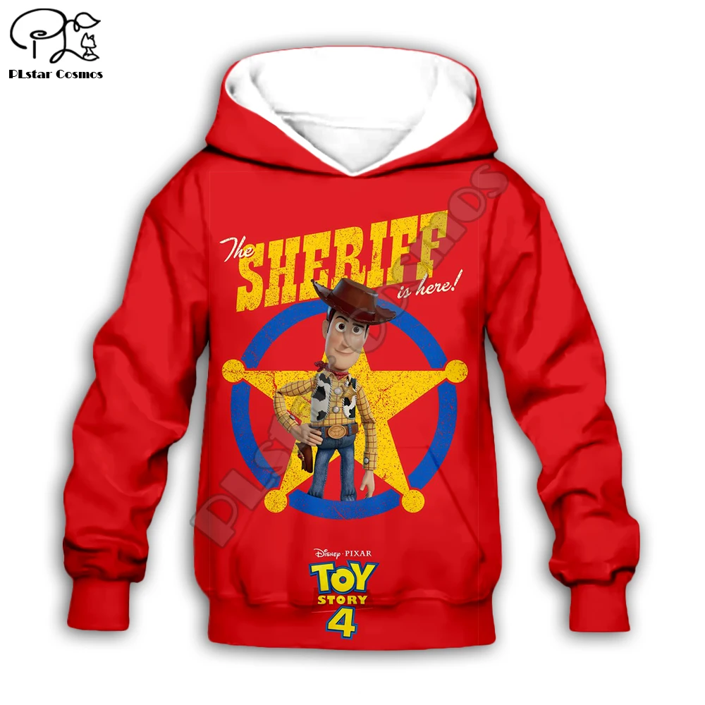 

Kids Cloth new Toy Story 4 BoPeep Forky Sherif print 3d hoodies/t shirt/boy sweatshirt Woody Cartoon Buzz Lightyear pullover
