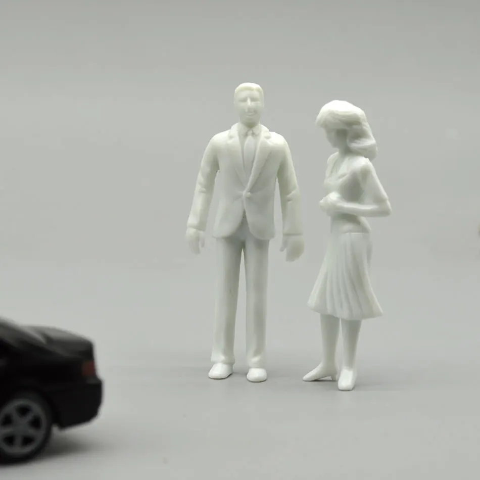 1:50 scale model  miniature white figures Architectural model human scale HO model ABS plastic peoples 