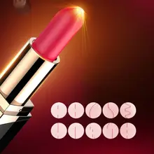 Sex shop vagina vibrator 10 Frequency Mini Lipstick Nipple Body Massage Clitoral Pussy Stimulation Relaxing Massager USB Chargin