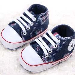 

Hot Baby Shoes Brand New Kids sneakers Prewalker Boys Toddlers Newborn First Walkers Star Brand Canvas bebe boys Shoes