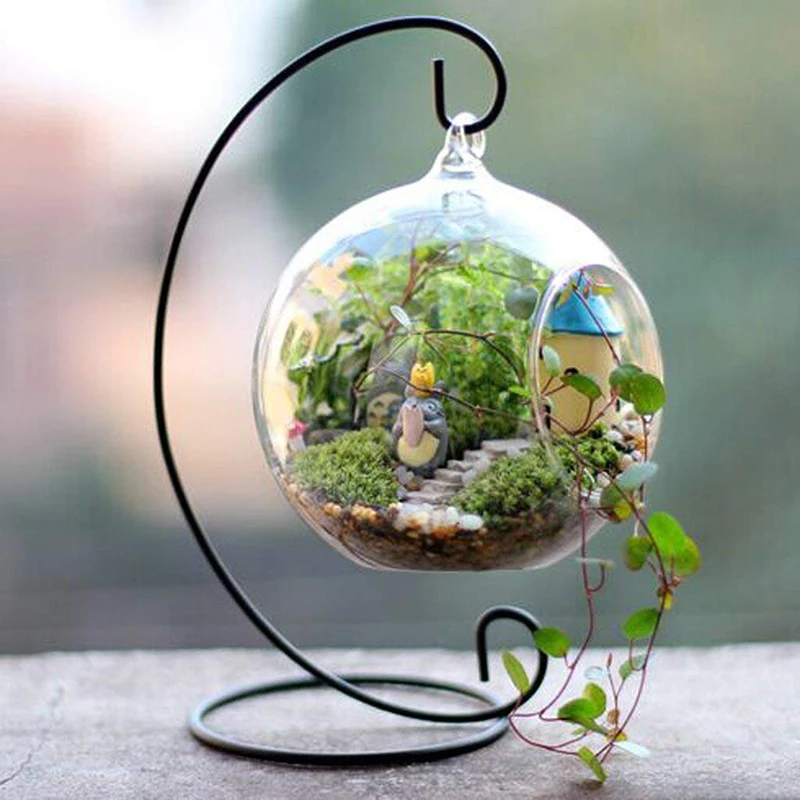 Micro-Landscape Hanging Bottle Iron Frame Multi-Small Home Decoration Crafts