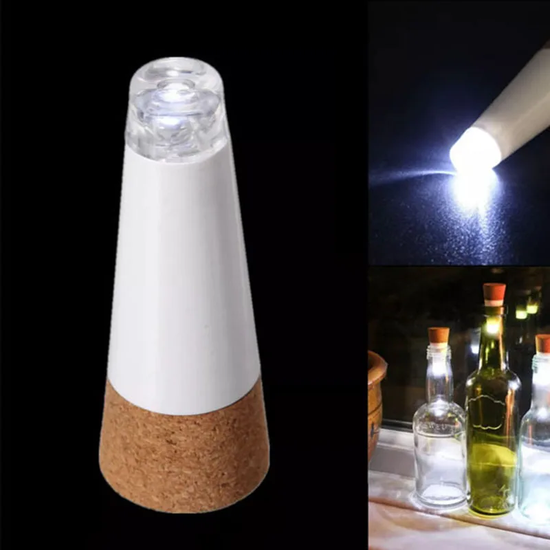 

1 piece LED rechargeable shiny bottle cap cork stopper cap lamp creative romantic cork lights festive atmosphere lights PO3