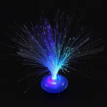 ICOCO Chrismas Party Bar Decor Beautiful Romantic LED Lamp Color Changing LED Fiber Optic Nightlight Lamp Small Night Light
