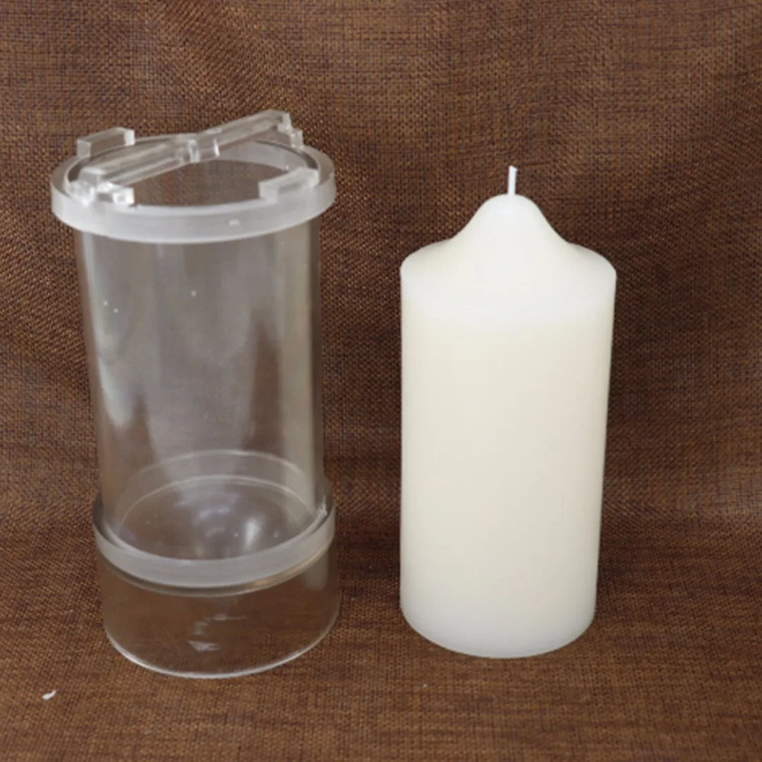 DIY 1 шт. форма для свечей круглая акриловая Форма для свечи изготовление трафарет ручной работы