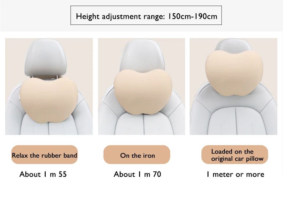 LOEN 1 шт. Автомобильная подушка с эффектом памяти, ткань для шеи, подголовник, автомобильный чехол, подушка для сиденья, подголовник для Audi Benz, BMW, Toyota, Lada, Kia