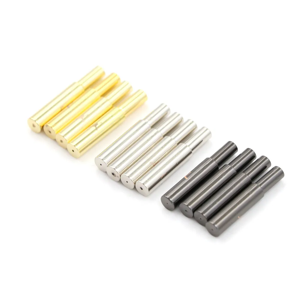 

4PCS Shoe Laces For DIY Replacement Metal Tips Screw On No Glue Shoelace Metal Tips Shoelaces Gunmetal Head Decoration