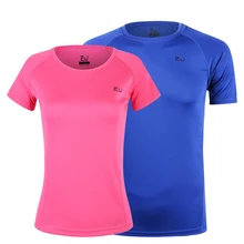 (4 pieces/lot) High Quality Men Dry Fit Shirt Sports Short Sleeved Women Quick-drying T-Shirt Running Fitness Breathable