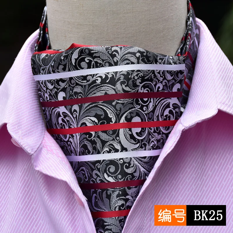 27 стилей, модный Мужской винтажный шарф из полиэстера и шелка с принтом пейсли, шарфы в горошек, английские жаккардовые переплетенные галстуки на шею, свадебные
