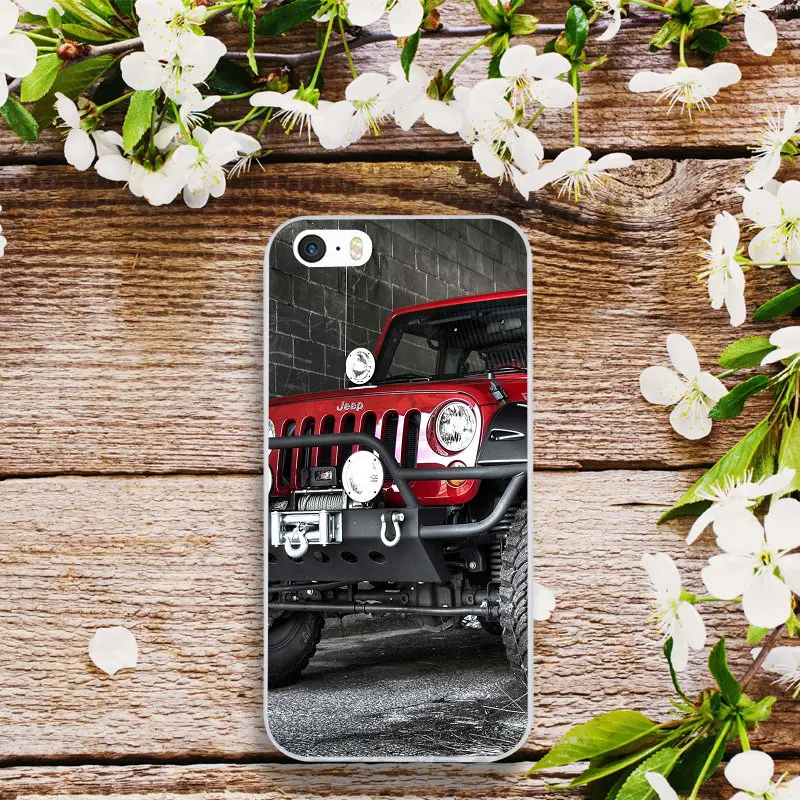 

Silicone Soft Mobile Phone Cases for iphone 7 6 6S 8 PLUS X XR XS Max 5 5S SE 5C 4 4S Shell Jeeps Wrangler Unlimited Tj Renegade