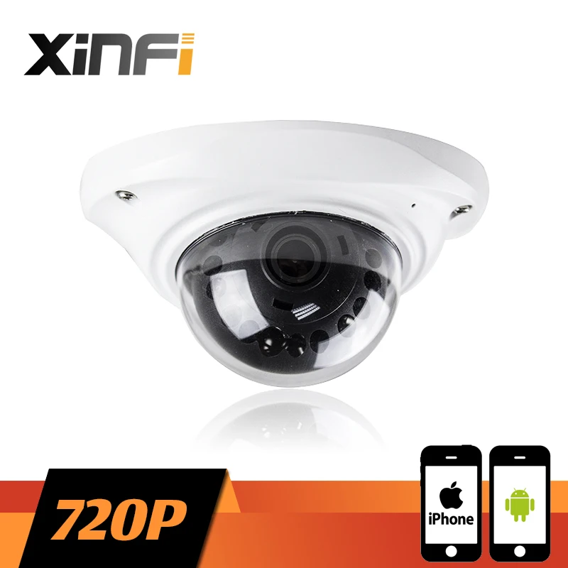 

XINFI HD 720P indoor elevator camera CCTV IP camera Surveillance network Camera for elevator or ceiling 1.0mp ONVIF remote view