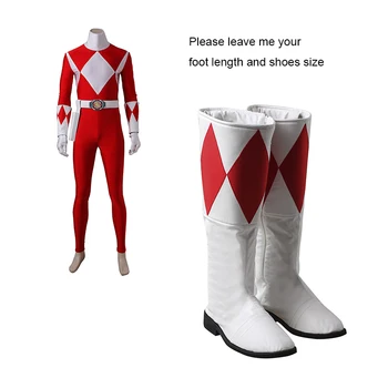

Cosplay Boots Superhero Cosplay Shoes For Tyranno Ranger Geki Boots Zyuranger Cosplay Costume Accessory Props Leather Male Shoes