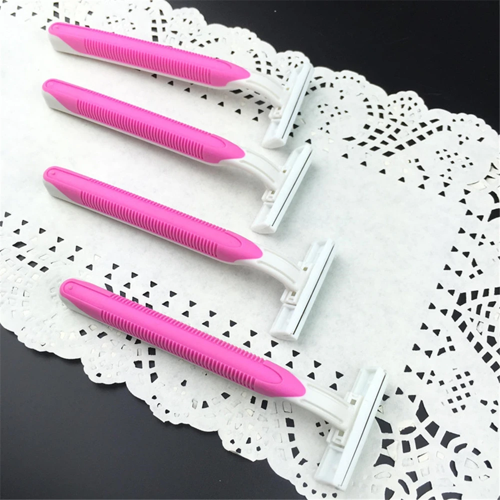 

4Pcs Sharp stainless steel Shaving Razor with nice retail box Men's Face shaver blades For Men Sharpener High Quality Razors