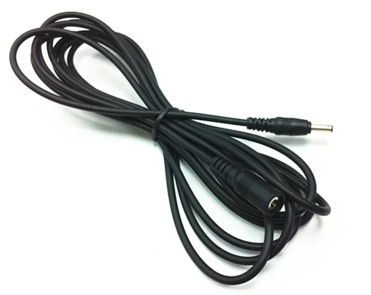 

3.5*1.35mm 3.5/1.35mm DC Male to Female Extension Power Cable Cord for Webcam CCTV Camera Copper Wire 3M Black