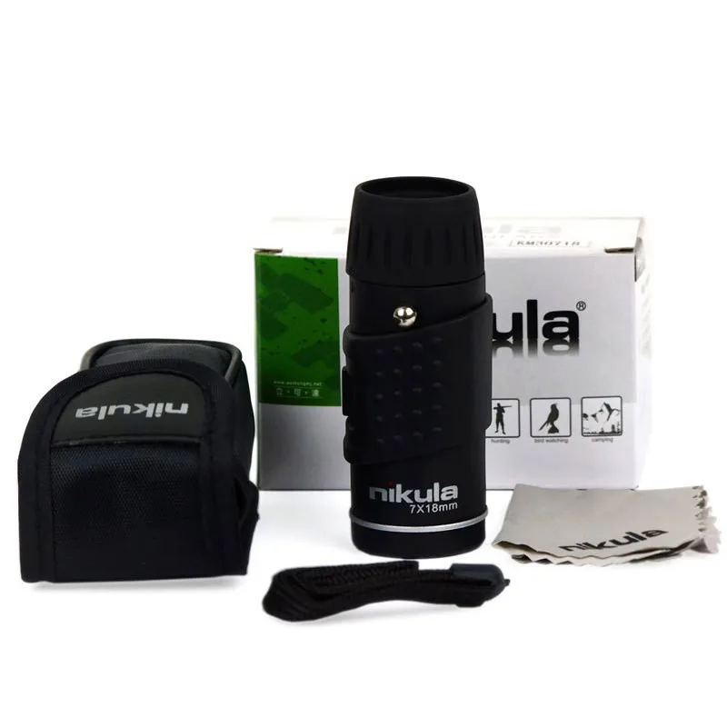 Nikula Monocular Telescope 7X18 Fully Coated Optics hd quality mini monocular night vision Sports Hunting Concert Spotting Scope