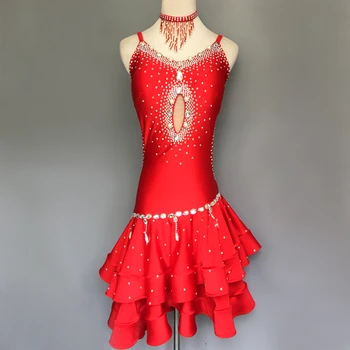 

Custom Latin dance performance suit Latin dance competition suit Latin dance performance costume Latin dance performance suit