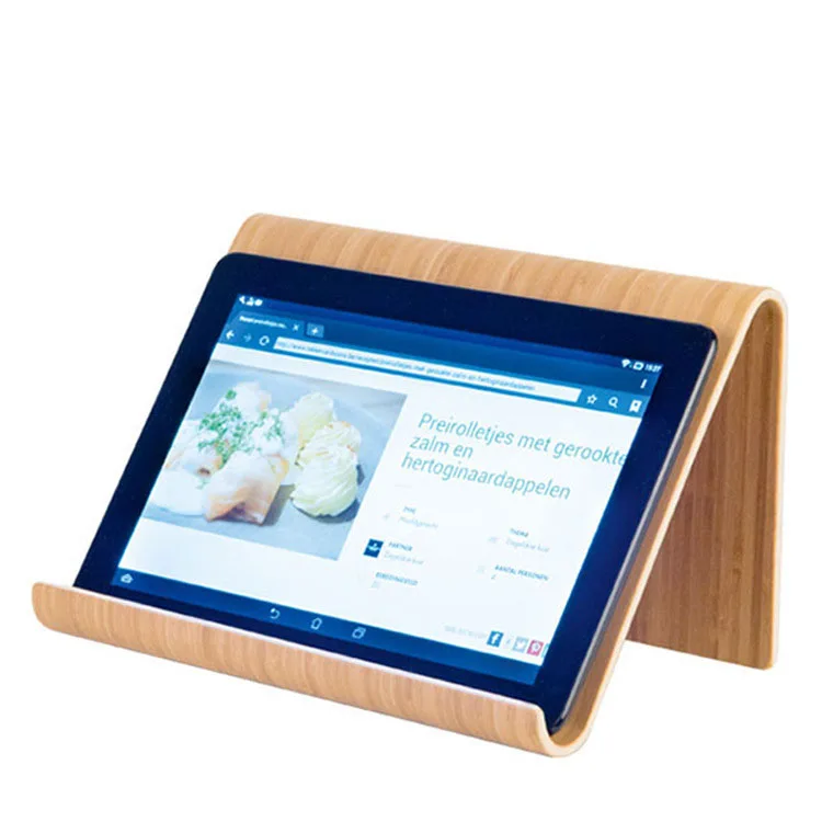 

Hard Natural Wood Lazy Stand Tablet Holder for iPad 2018 Air2 Pro 9.7 Triangle Support for Xiaomi MiPad HUAWEI Mediapad T3 M3 M5