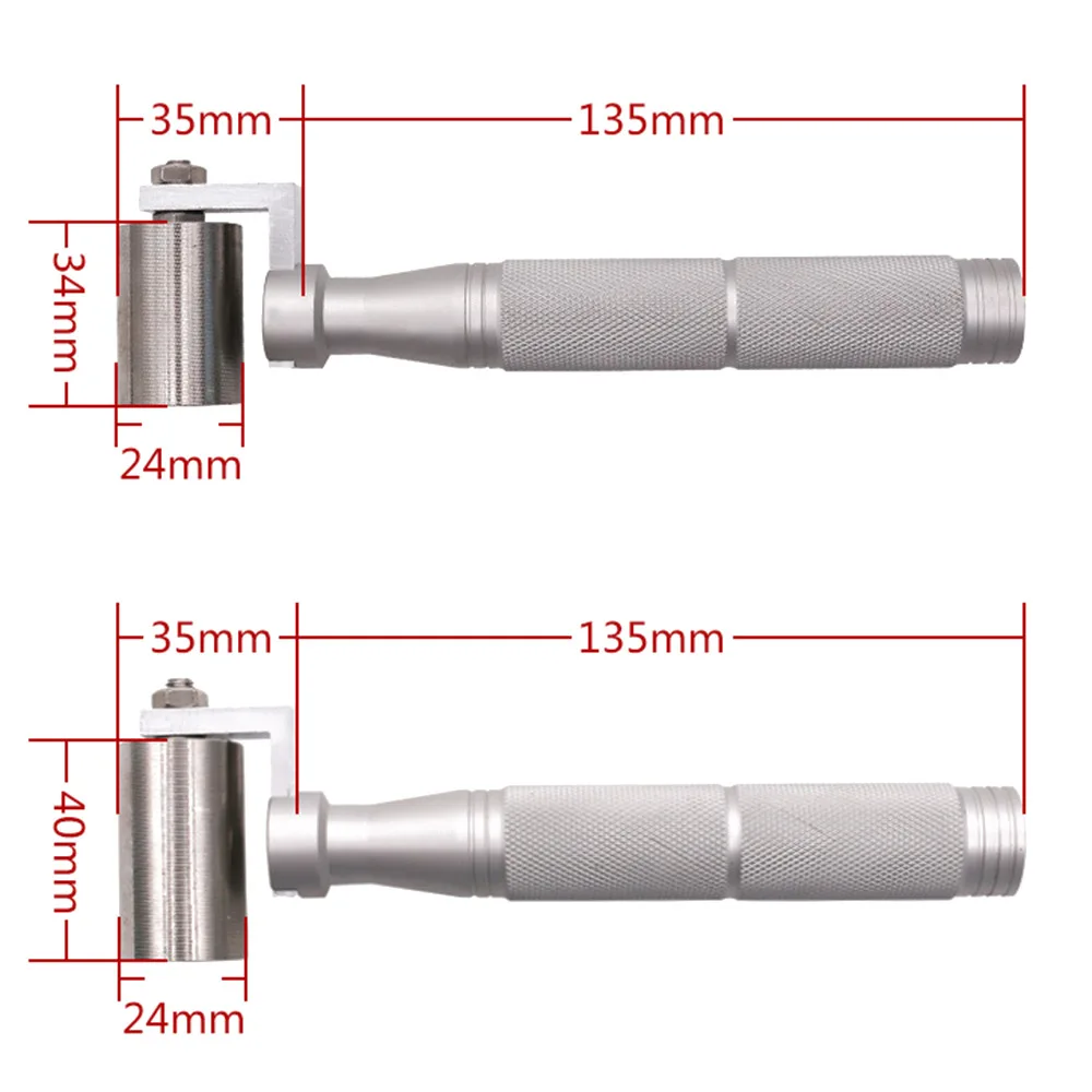 34 мм/40 мм Нержавеющая сталь плоский ролик давления обои применяются Ручной инструмент ж/биметаллический подшипник