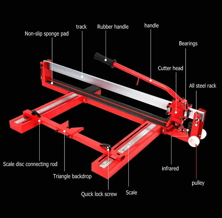 800 мм Высокое качество портативный с инфракрасной керамической плиткой резки керамического пола ручные режущие инструменты
