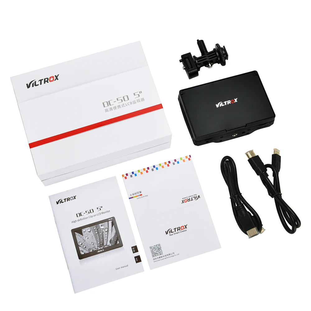 Viltrox DC-50 Portable 5'' Clip-on LCD HDMI HD