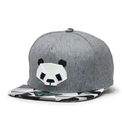 Бейсбольная кепка для женщин мужчин панда узор милый хип-хоп кепки s регулируемая застежка унисекс хлопок шапки хорошее качество белый