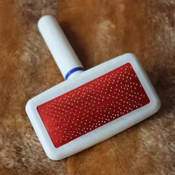 GSDCNV профессиональная шпилька для ухода за мехом расческа-триммер щетка пластиковая ручка для инструмента Shedding Pet собачья кошачья шерсть