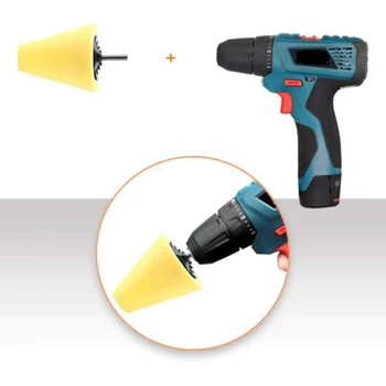 

Length 85mm Cone Polishing Pad Replacement Washable Detachable Drill Adapter