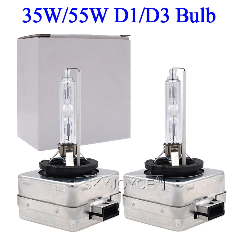 SKYJOYCE Car Light 55W Xenon D1S D3S HID Headlight Bulb D1S 4300K 5000K D3S 6000K 8000K Auto Headlamp 35W HID D1R D3R Xenon Bulb (1)