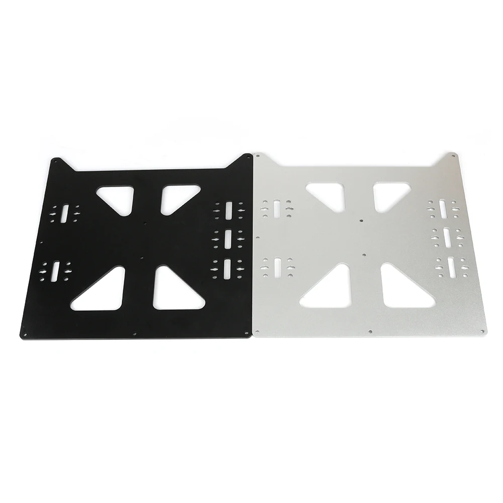 Placa de Prata Placa de Apoio para Prusa Peças de Impressora Alumínio Carruagem Anodizado Preta Atualização v2 Prusa i3 Cama Quente Faça Você Mesmo 3d y 5 High Quality Computador e Escritório