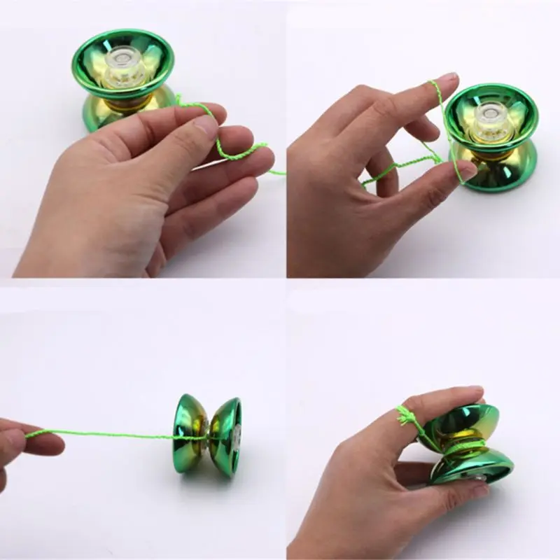 High Quality New Metal 2IN1 Alloy Yo-yo Spinning Top High-speed Battle Gyro For Boys Kid Gift High Quality New Metal 2IN1 Alloy Yo-yo Spinning Top High-speed Battle Gyro For Boys Kid Gift