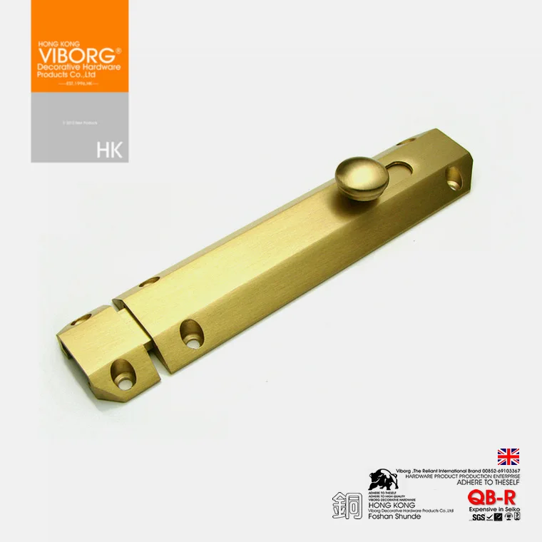 VIBORG роскошный 12 5 см (5 &quot) Сверхмощный Твердый латунный замок для безопасности