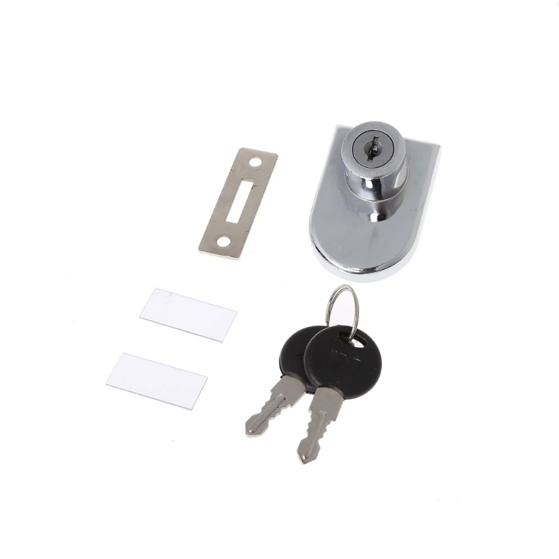 

Showcase Display Cabinet Single Glass Door Lock Replacement with 2 Keys