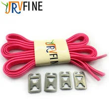 1 пара красная роза замок шнуровка эластичный без галстука шнурки для взрослых и детей Мода шнурки эластичные шнурки для кроссовки из бечёвки строки