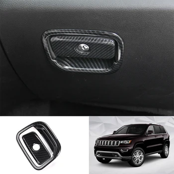 

Fit for Jeep Grand Cherokee 2011-2018 ABS CAR Glove Storage Box Handle Cover Trim 2pcs Car-Styling Accessories Interior Trims