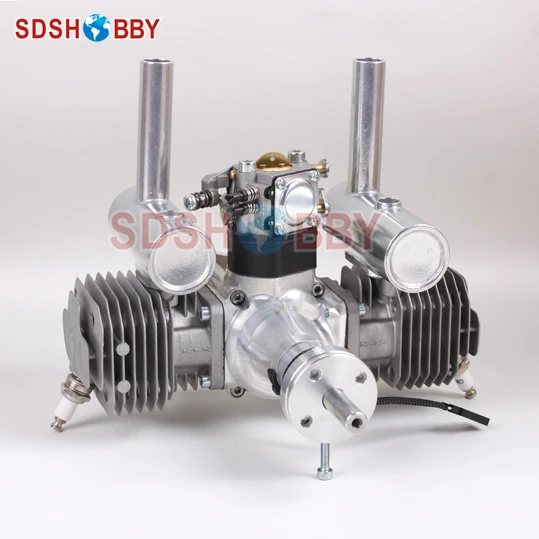 Xyz Two Cylinder 53cc Gasoline Engine/ Petrol Engine With Walbro Carburetor, Cm6 Spark Plug