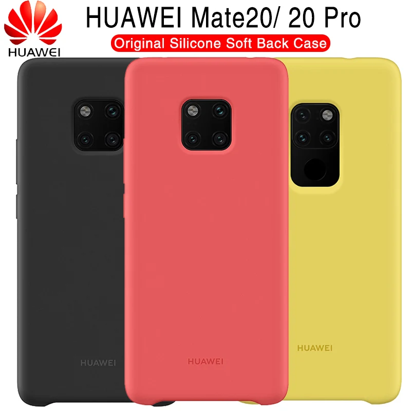

Huawei Mate 20 Case Original 100% Offical Silicone Soft Protection Back Cover Huawei Mate 20 Pro Case Mate 20 Silicone Cover