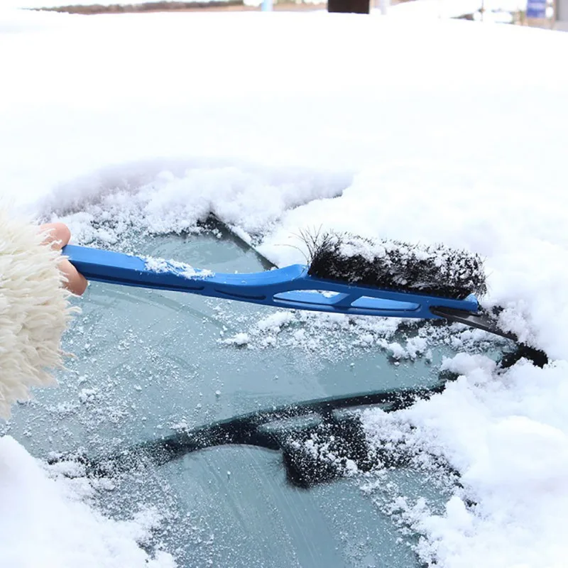 1pcs Multifunctional Car Windshield Ice Scraper Vehicle Snow Shovel Removal Brush Car Windscreen Clean Tools