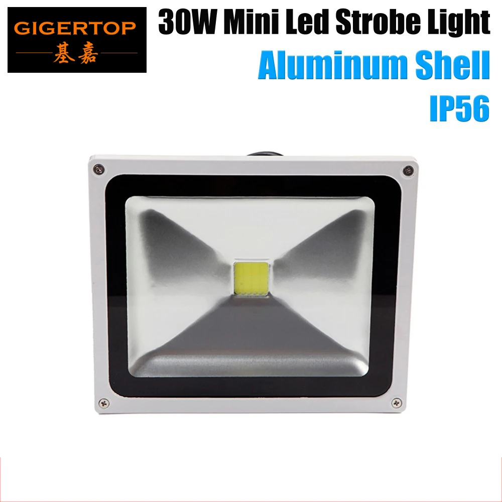 Freeshipping 8XLOT LED Sound Control 30W Strobe Light KTV Mini Flash Light with Hanging Bracket Waterproof IP65 for Disco Club