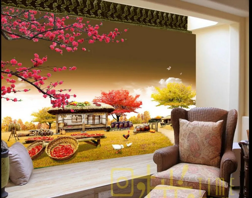 Online Get Cheap Pertanian Dinding Mural Aliexpresscom Alibaba