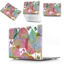 Красочные листья красивые лепестки ПВХ жесткий чехол для Macbook Air 11 12 13 A1932 Pro 13 15 A1286 с сенсорной панелью