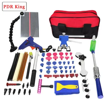 

Paintless Dent Repair Kit Car Repair Kit PDR king Tools Dent Lifter Bridge Puller Set Pdr Glue dent lifter kit reflector board